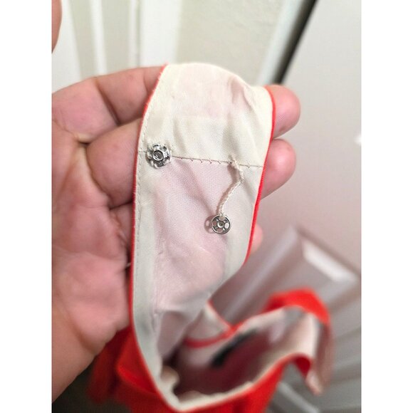 J.Crew Women's Oranges Sleeveless Formal Office Cotton Dress Size 10 With Back Z - Picture 10 of 10